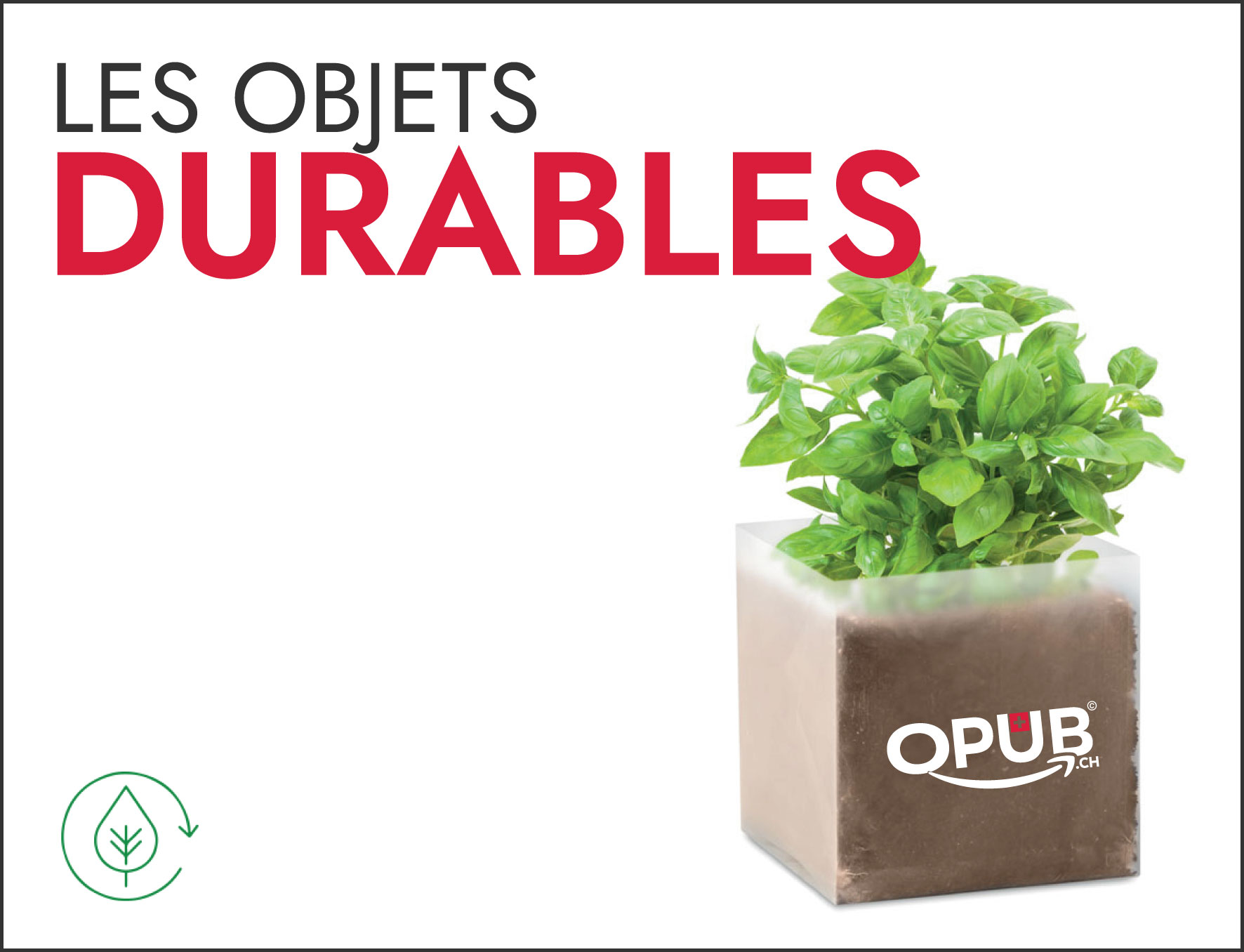 objets publicitaires écologiques suisse et goodies